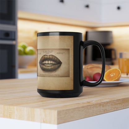 Lung — Pneumatic Respiratory Engine - Black Mug (15oz)
