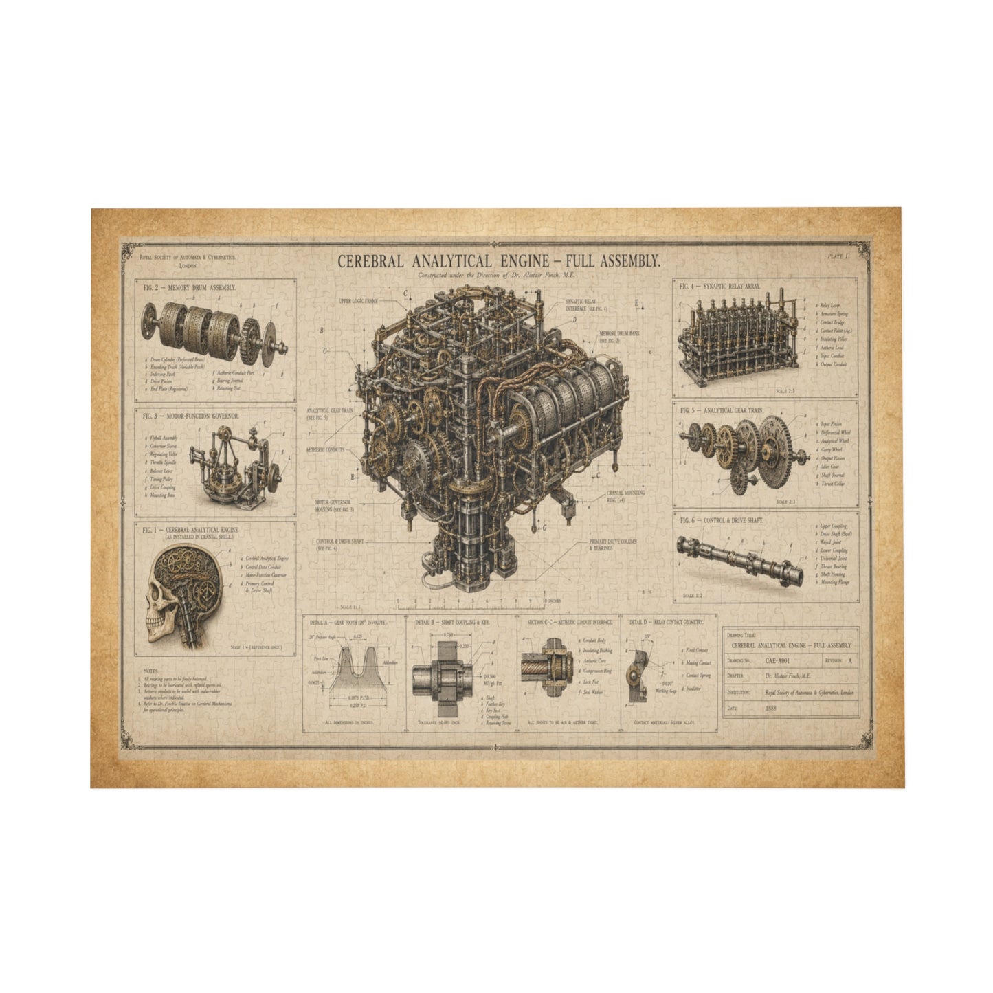Mind — Cerebral Analytical Engine Puzzle