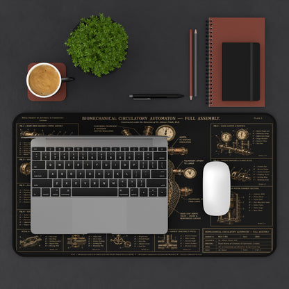 Heart — Biomechanical Circulatory Automaton Desk Mat