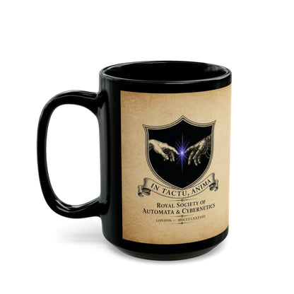 Heart — Biomechanical Circulatory Automaton - Black Mug (15oz)