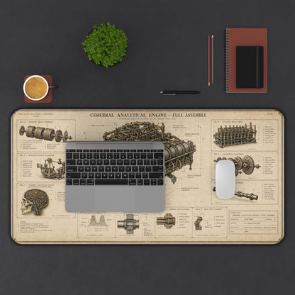 Mind — Cerebral Analytical Engine Desk Mat