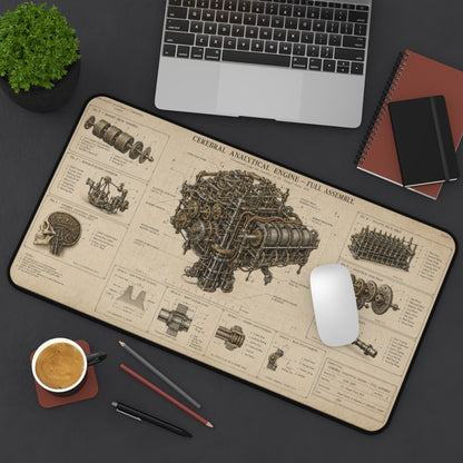 Mind — Cerebral Analytical Engine Desk Mat